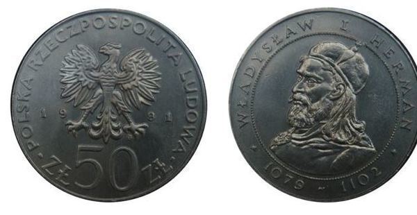 50 zlotych  (Duca Vladislav I Herman)