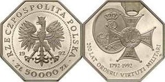 50.000 złotych (200° anniversario dell'Ordine Virtuti Militari)