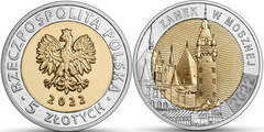 5 zlotych (Castello di Moszna)