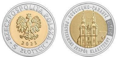 5 zlotys (Il complesso monastico post-cistercense di Gościkowo-Paradyż)