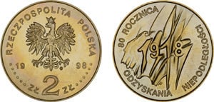 2 zlote (Indipendenza polacca)