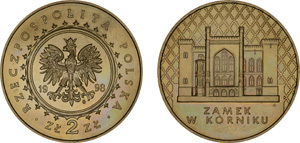 2 zlote (Castello di Kórniku)