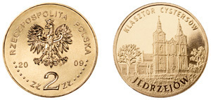 2 zlote (Monastero cistercense di Jędrzejów)