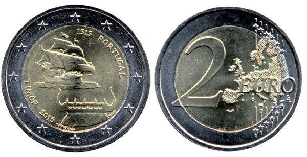 2 euro (500° anniversario dei primi contatti con Timor)