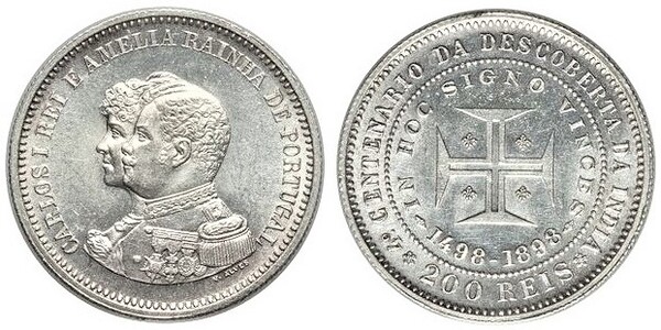 200 reis (400° anniversario della scoperta dell'India)