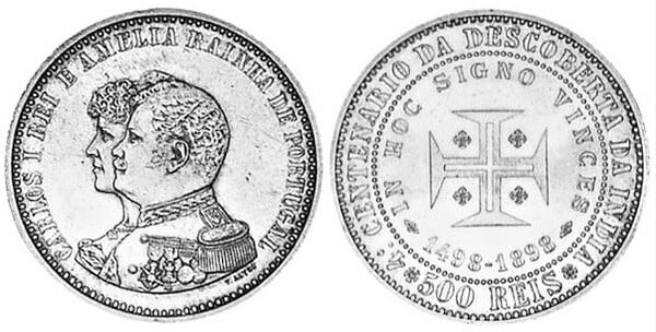 500 reis  (400° anniversario della scoperta dell'India)