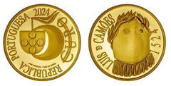 5 euro (500° anniversario Luiz Vaz de Camões)