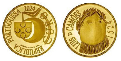 5 euro (500° anniversario Luiz Vaz de Camões)