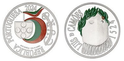 5 euro (500° anniversario Luiz Vaz de Camões)