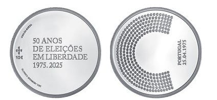 10 euro (50 anni di libere elezioni, libera scelta)