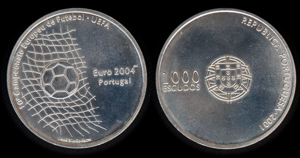 1.000 Escudos (10° Campionato europeo di calcio UEFA - EURO 2004)