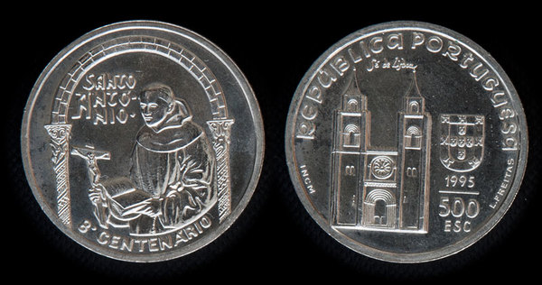 500 Escudos (VIII Centenario del Nascimento di Santo António)