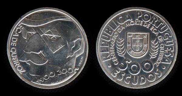 500 Escudos (1º centenario della morte di Eça de Queiroz)