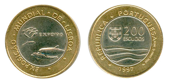 200 Escudos (Expo 98 - Golfinhos)