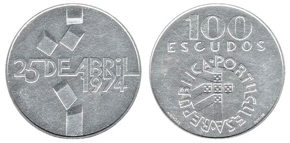 100 escudos (Rivoluzione del 25 aprile 1974)