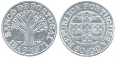 50 escudos (125° anniversario del Banco de Portugal)