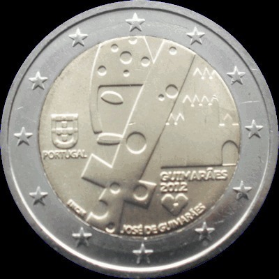 2 euro (Guimarães - Capitale europea della cultura)