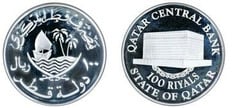 100 riyals (Banca centrale del Qatar)