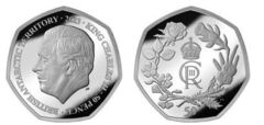 50 pence (Ascensione di Re Carlo III)