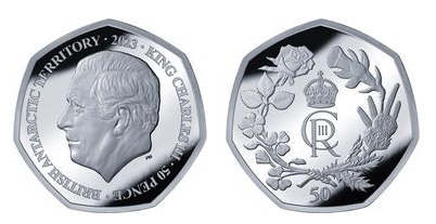 50 pence (Ascensione di Re Carlo III)