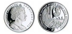 2 sterline (Centenario della spedizione di Scott a Terra Nova)