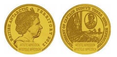 2 sterline (Centenario della spedizione di Scott a Terra Nova)