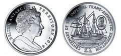 2 sterline (Centenario della Spedizione Imperiale Transantartica)