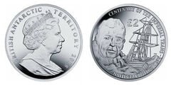 2 sterline (Centenario della Spedizione Imperiale Transantartica)