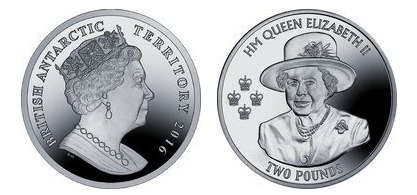 2 sterline (90° compleanno della Regina Elisabetta II)