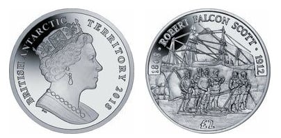 2 libbre (150° anniversario della nascita di Robert Falcon Scott)
