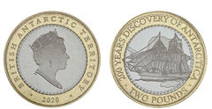 2 libbre (200° anniversario della scoperta dell'Antartide)