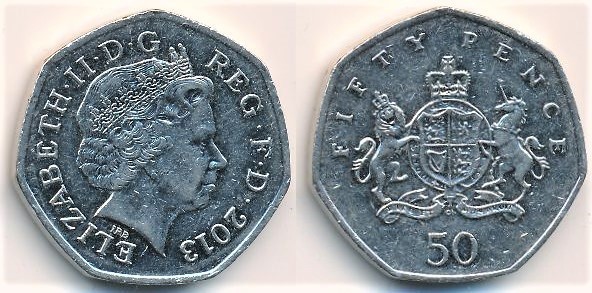 50 pence (100° anniversario della nascita di Christopher Ironside)