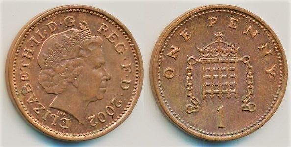 1 penny (Elisabetta II)