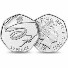 50 pence (Giochi Olimpici di Londra 2012 - Ginnastica)