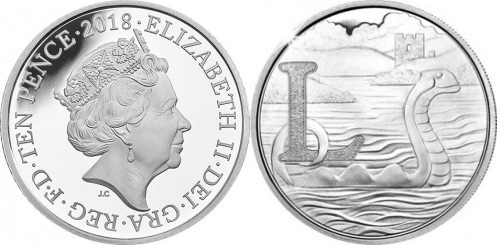 10 pence (Alfabeto L - Mostro di Loch Ness)