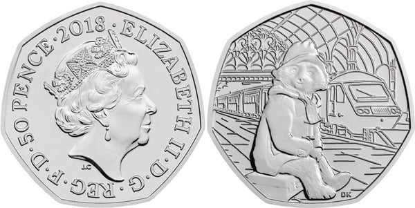 50 pence (Beatrix Potter - Paddington alla stazione)