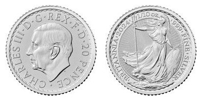 20 penny (1/10 oz Britannia Silver)