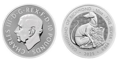 10 libbre (10 oz Richmond Greyhound)