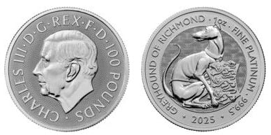 100 libbre (1oz Richmond Greyhound)