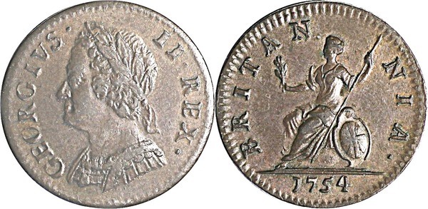 1 farthing (Giorgio II)