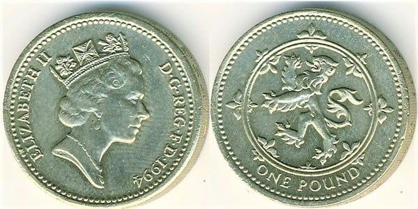 1 pound (Leone di Scozia)