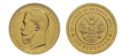 37 rublos 50 kopecks / 100 francs (Nicola II)