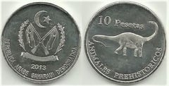 10 pesetas (Apatosaurus)