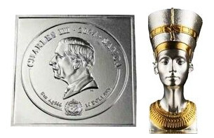 10 dollari (100 anni di Nefertiti sull'Isola dei Musei di Berlino)