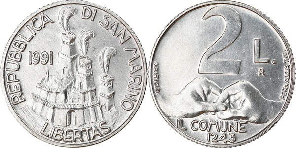 2 lire (Comune di Vercelli)