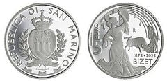 5 euro (150° anniversario della morte di Georges Bizet)