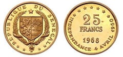 25 francs (8° Anniversario dell'Indipendenza)