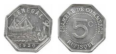 5 centimes (Rufisque - Serve denaro)