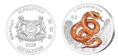2 dollari (Anno del Serpente)