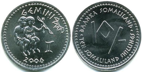 10 shillings (Oroscopo-Gemini)